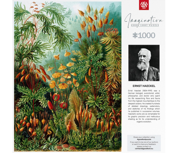 GOOD LOOT Imagination: Ernst Haeckel Muscinae Puzzles 1000 - 1056324 - zdjęcie 5